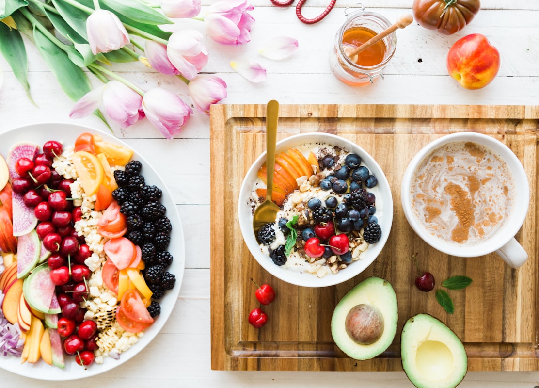 Alimentos ricos em antioxidantes e vitaminas